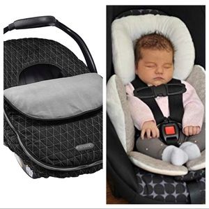 Car Seat Cover & Car Seat Support Bundle